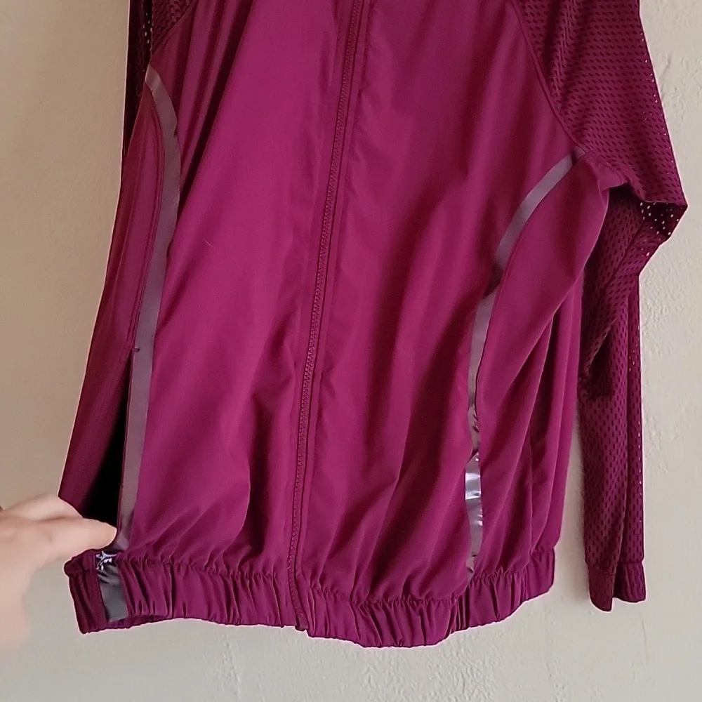 Zella Purple Lightweight Windbreaker Jakcet 1x - Picture 5 of 10